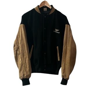 Black and Tan Varsity Jacket